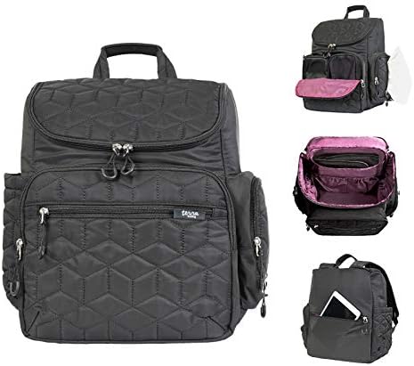 Waterproof Diaper Bag/Multifunction Trip 11 Pockets/Stroller Straps/Mom Dad Gift