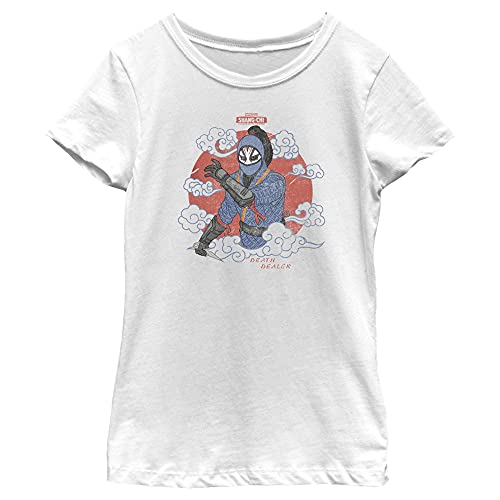 T-shirt pour fille Marvel Shang-Chi blanc taille XS vêtement à col rond Dealer of Death