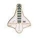 Produktbild Null Karat Anstecknadel Pin Space Shuttle Rackete Rocket NASA Raumfahrt