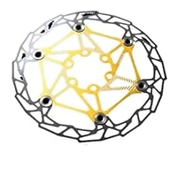 Schijfremmen fiets schijfrem rotoren veelkleurig drijvende remschijven 140/ 160/180/203 mm hydraulische schijfrem rotor weg mountainbike schijven fiets schijfrem (kleur: 180 mm