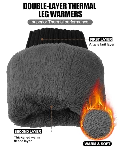 Image of Shihanee Fleece Leg Warmers Women