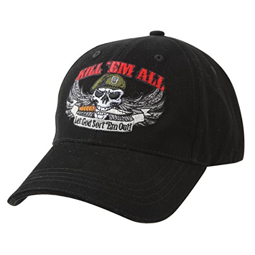 Rothco Deluxe Kill 'Em All Low Profile Cap, Black