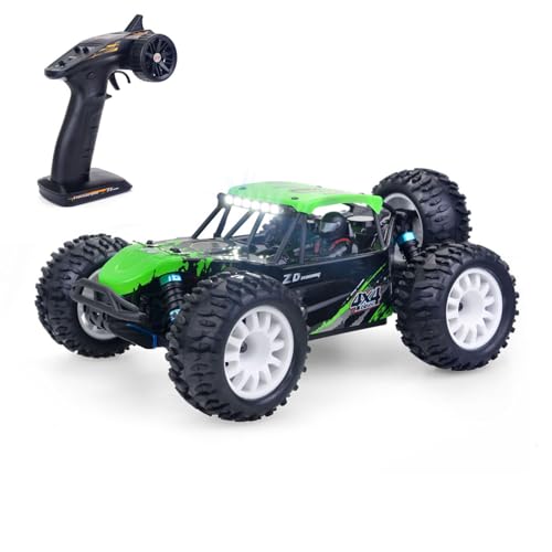 Buggy RC désert 1/16 tout-terrain avec moteur sans balais et système éclairage RTR