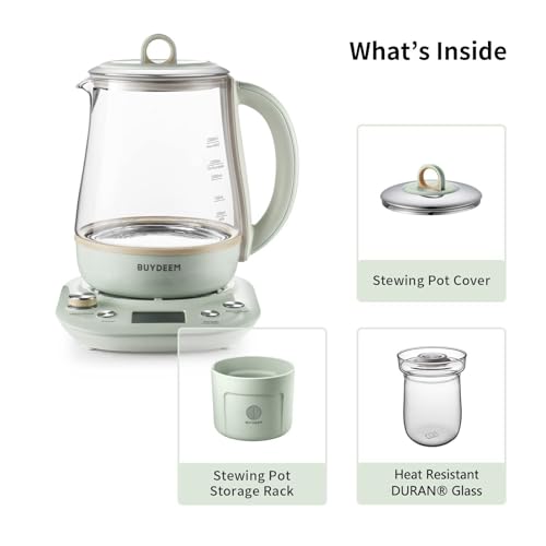 Tetera eléctrica BUYDEEM Health Pot K2763 Lite 1.5L Verde miniatura 7
