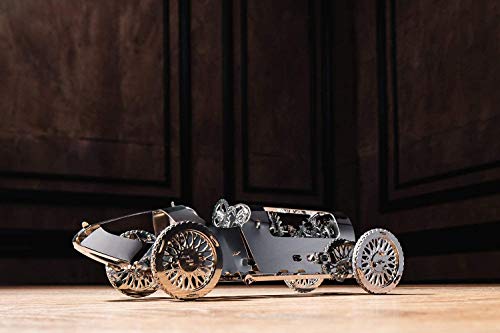 TIME FOR MACHINE Maquette de Voiture - Maquette 3D Silver Bullet - Maquette de Voiture rétro à remontage Mobile | Puzzle 3D pour Adultes - Kit de Bricolage...