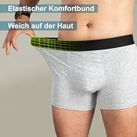Kemes Boxershorts Herren Baumwolle 10er Pack Ohne kratzenden Zettel Unterhosen Männer Unterwäsche(Gr. S - 4XL) (DE/NL/SE/PL, Alphanumerisch, M, Regular, Regular, Mix-1) – Ansicht 9