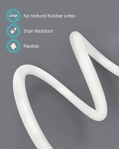 Image of Single Head Stethoscope for Nurses /Nursing School Students /Doctors | White Tube Essential Estetoscopio for Medical BP Monitoring & Home Use, with Accessories Name Tag & without EVA Case