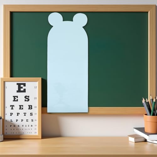 Pizarra adhesiva de espuma OUNONA con forma de orejas para pared 6