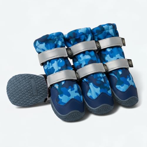 Spark Paws Dog Winter Boots, Waterproof Snow Booties, Small Large Dogs