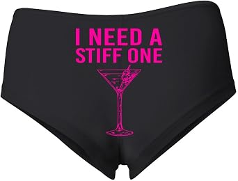 Wild Bobby I Need A Stiff One Sexy Slutty Naughty Womens Cotton Spandex Booty Shorts