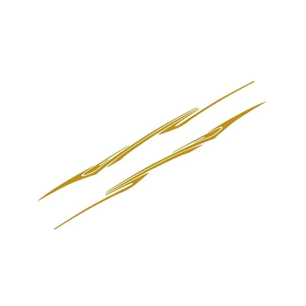 Bertdcx Matt Gold Auto Accessory For Hyundai Kona Waist Graphics Stripes Vinyl Decals Auto Decoration Accessories(Matt Gold)
