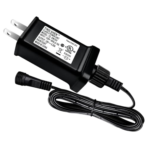 LED Transformer 29V 8W Power Supply Model TS-8W29V Replacement Parts IP44 US Plug Adapter, Seasonal-Use Driver for String Light, Christmas Tree Holiday Lighting