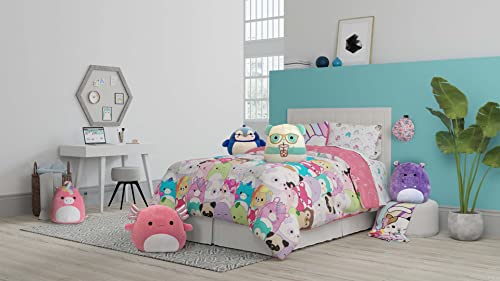 Image of Squishmallows Bedding Super Soft Microfiber Reversible Comforter, Full, (Official Licensed Product) By Franco