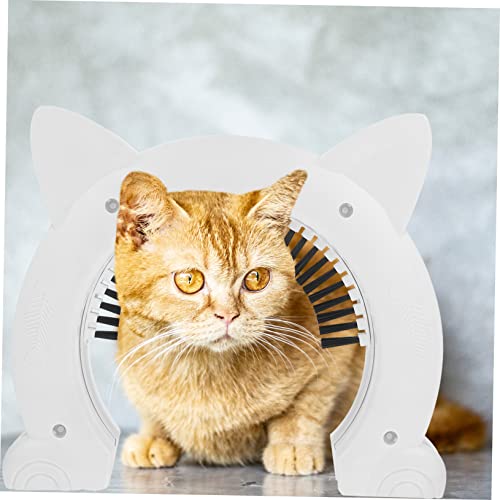 Puerta para gatos y perros COLLBATH de abs blanco para el hogar 4