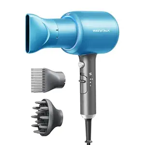 Wavytalk Hair Dryer, Blown Away Ionic Hair Dryer for Curly Hair with Diffuser,