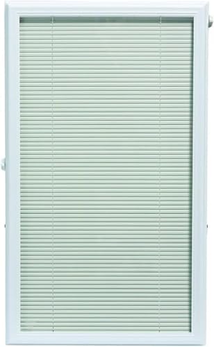 ODL Add On Blinds for Raised Frame Doors - Outer Frame Measurement 22 x 38 - Home Improvement - Easy to Install Use and Maintain - Innovative Window Shades Behind The Tempered Safety Glass Panels