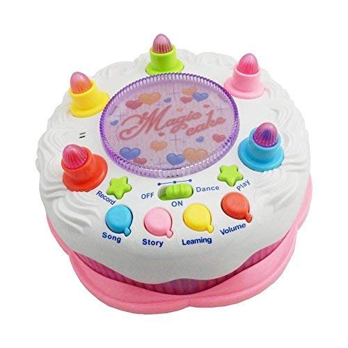 Toykart Battery Operated Magical Cake Toy with Singing, Dancing,Lighting, Recording and Learning Function for Birthday Gift (B07J439T39) Amazon Price History, Amazon Price Tracker