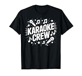 Karaoke Crew Música Cantante Noche Camiseta