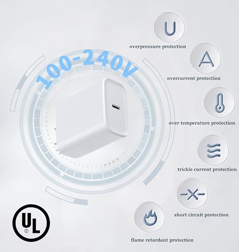 image for SHANCOSI USB C Fast Charger for Samsung Galaxy Tab A9+ Plus A8 A7 S9 F