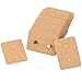 Produktbild jijAcraft 200PCS Ohrring Anzeige Halterkarten 2.5x3.5cm Schmuckständer Ständer Anzeige Halterkarten Long for Ohrring Hängen (Braun)