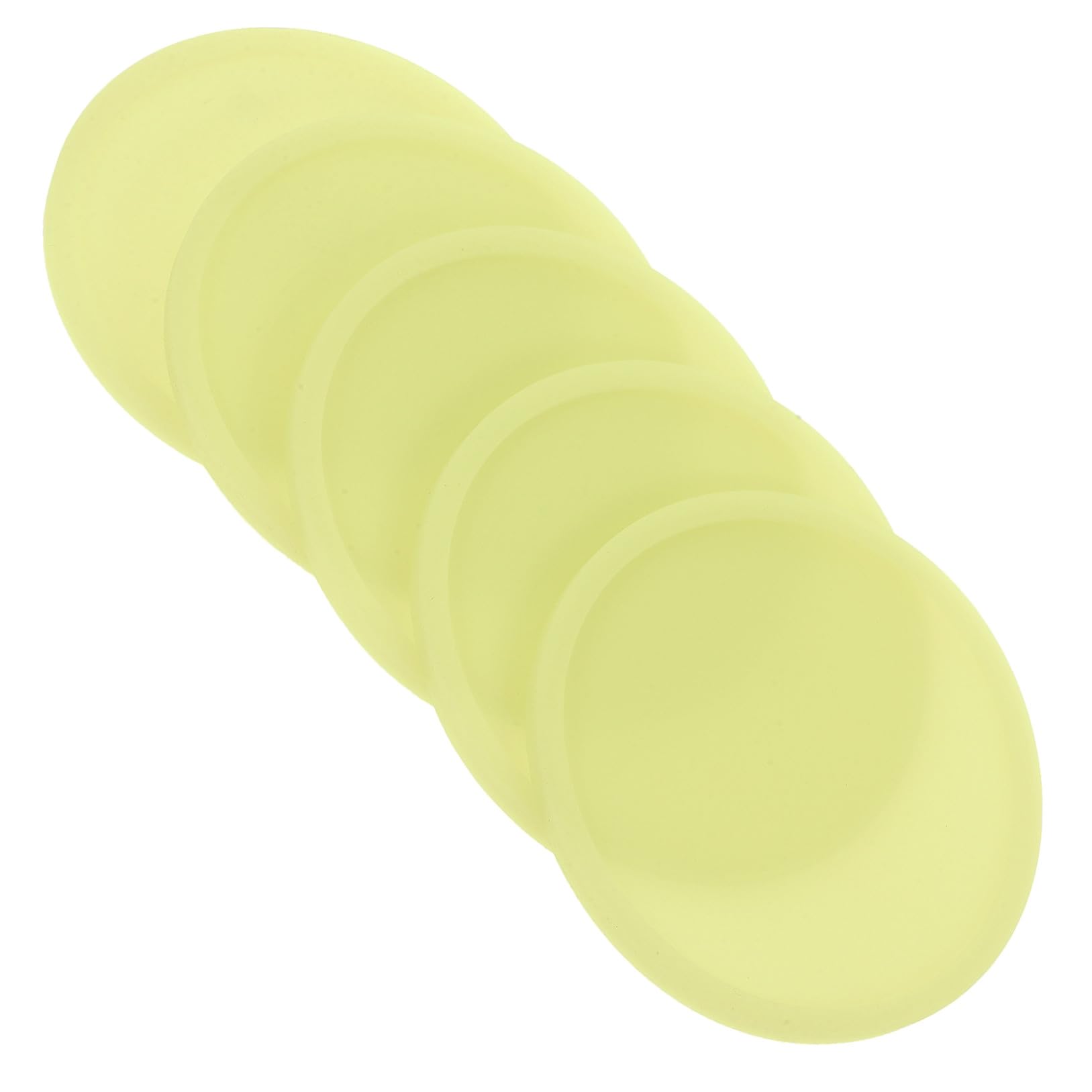 Sous-verres silicone lumineux HEMOTON antidérapants et étanches pour verres et tasses