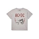 [Goodie Two Sleeves] シャツ Acdc Cannon and Volt Carbon Grey S/S Juniors Baby Tee カーボングレー Small