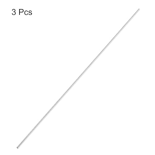 Miniatura 270 de uxcell Varilla redonda sólida de acero inoxidable 304 de 0.197 in x 5.906 in para manualidades de bricolaje - 10 piezas