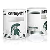 Kan Jam NCAA Michigan State Spartans Licensed Original Disc Toss Game, American Made, for The Backyard, Beach, Park, Tailgates, Outdoors and Indoors