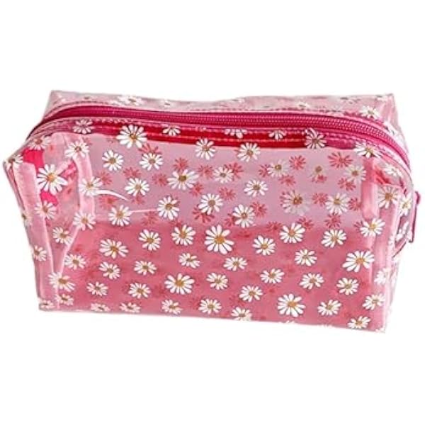 Przezroczyste kosmetyczki, Przezroczysta kosmetyczka z PVC wielokolorowa 20x10x10cm(A23003-301)