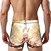 HJKTVDRQ Fun Easter Rabbit Print Men'S Boxer Briefs,Comfortable Boxer Briefs,Perfect Choice For Men'S Fashion Black