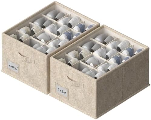 FHSQX 2 Pack Shoe Organizer fo...