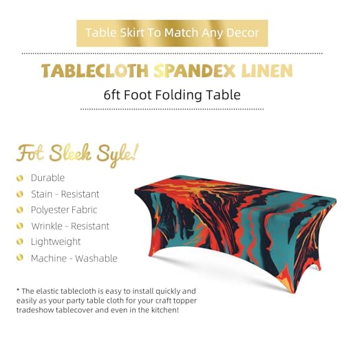 Nappe lavable en élasthanne pour protéger table de banquet