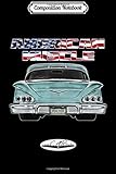  Composition Notebook: 58 Hotrod Muscle Car Oldtimer Youngtimer Men Women Kids Boys Journal/Notebook Blank Lined Ruled 6x9 100 Pages