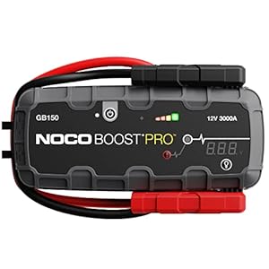 NOCO Boost Pro GB150 3000 Amp 12-Volt UltraSafe Lithium Jump Starter Box, Car Battery Booster Pack, Portable Power Bank…