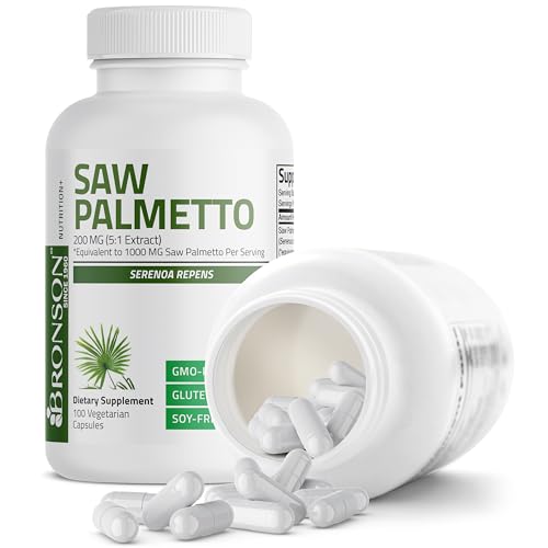 Bronson 1174-100 Saw Palmetto 1000 Mg Per Serving Extra Strength Supports Healthy Prostate Function & Urinary Health Support - Non Gmo, 100 Vegetarian Capsules thumb #5
