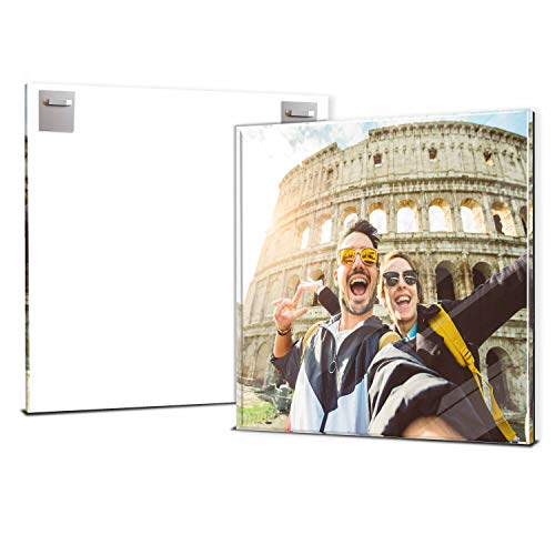 wandmotiv24 Ihr Foto auf Acrylglas 40 x 40 cm (BxH) - Quadratisch - Acrylglas SOFORT ONLINE VORSCHAU, personalisiertes Wandbild, Acrylbild, Glas Bild gestalten, personalisierte Foto-Geschenke