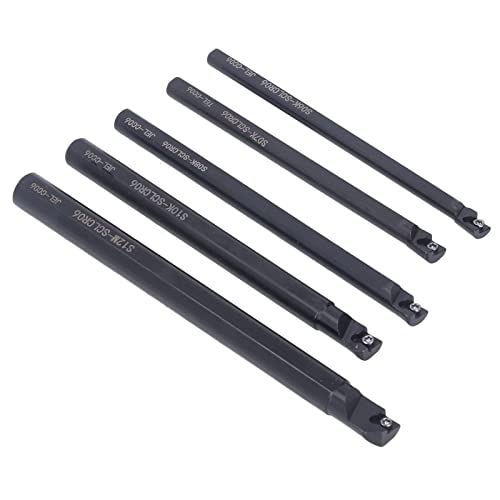 Set de 5 porta herramientas para torno de acero rápido miniatura 4
