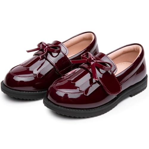 Image of PPXID Girl's British Style School Uniform Shoes Princess Performance Oxford Shoes