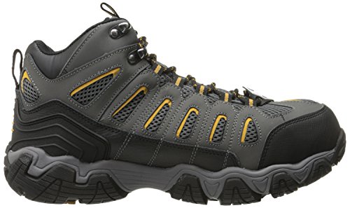 Skechers Work Men's Blais Bixford Dark Gray Action Nubuck/Mesh Boot 10.5 D - Medium,Dark Gray Action Nubuck/Mesh,10.5 M Us #TOP5