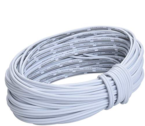 AWG20 câble Extension 20M 2 broches pour bande LED lampe 5050 3528 2835 Cover