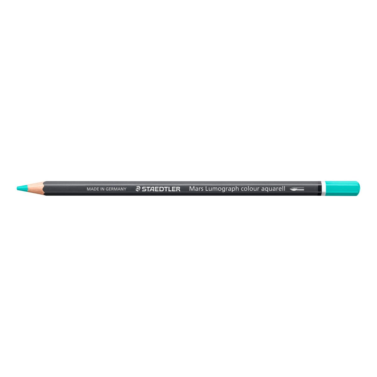 STAEDTLER Watercolour Pencil - French Green - Mars Lumograph Colour Aquarell - Pack of 6, 104-503