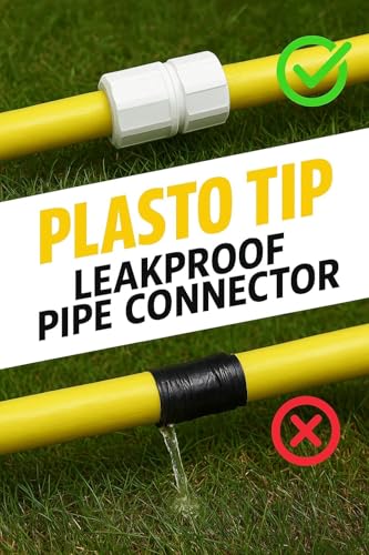 Image of Plasto Leakproof Garden Hose Connector, Heavy-Duty Pipe Coupler | Durable & Easy-to-Use Water Hose Fitting, Pack of 2, (1 Inch / 25mm)