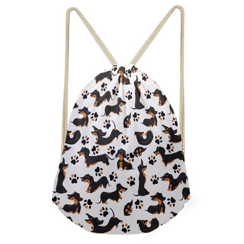 FOR U DESIGNS Drawstring Backpack Outdoor Sport Sackpack Print Casual Daypack