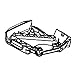 Mtd 731-12360 Lawn Mower Control Housing, Lower Genuine Original Equipment Manufacturer (OEM) Part
