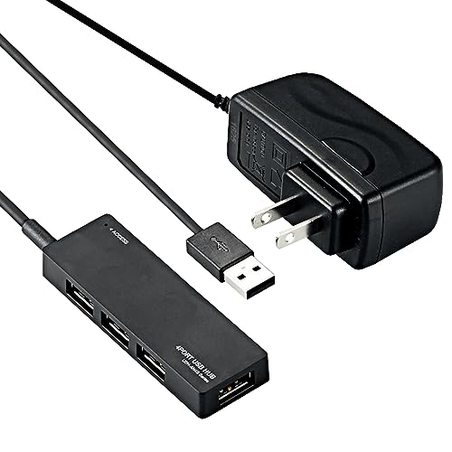 (未使用･未開封品)　エレコム USB2.0 ハブ 4ポート ACアダプタ付 セルフ/バス両対応 Nintendo Switch動作確認済 ホワイト U2H-AN4SWH 0pbj0lf 41-2DxyAN1L.jpg