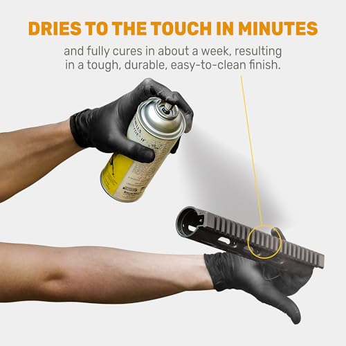 Brownells Aluma-Hyde II Epoxy Based Firearm Finish Spray Coating Protection Paint, Aerosol Can, 12 oz. (340g) Dark Parkerizing Gray