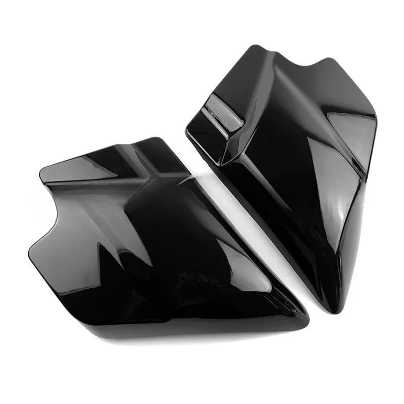 Panneaux latéraux de carénage ondulés noirs pour voyager en Electra et Street Glide