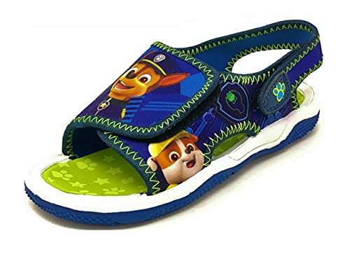 Sandales de plage d'été pour garçons - Taille enfant : 36, 38, 39, 38, 38, 38, 38, 38, 38, 38, 38, 38, 38, 38, 38, - Bleu - Pat' Patrouille., 25 EU Cover
