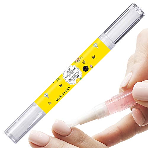 Maccibelle Pure Cuticle & Nail Oil Pen 2ml Heals Dry Cracked Cuticles (Crisp Lemon) Purely