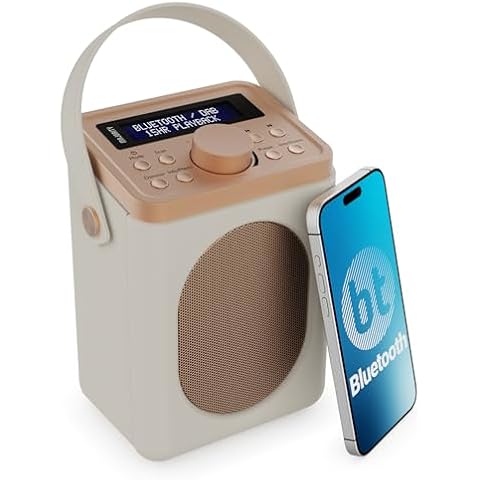 Portable DAB+ Radio with Bluetooth Features Cover